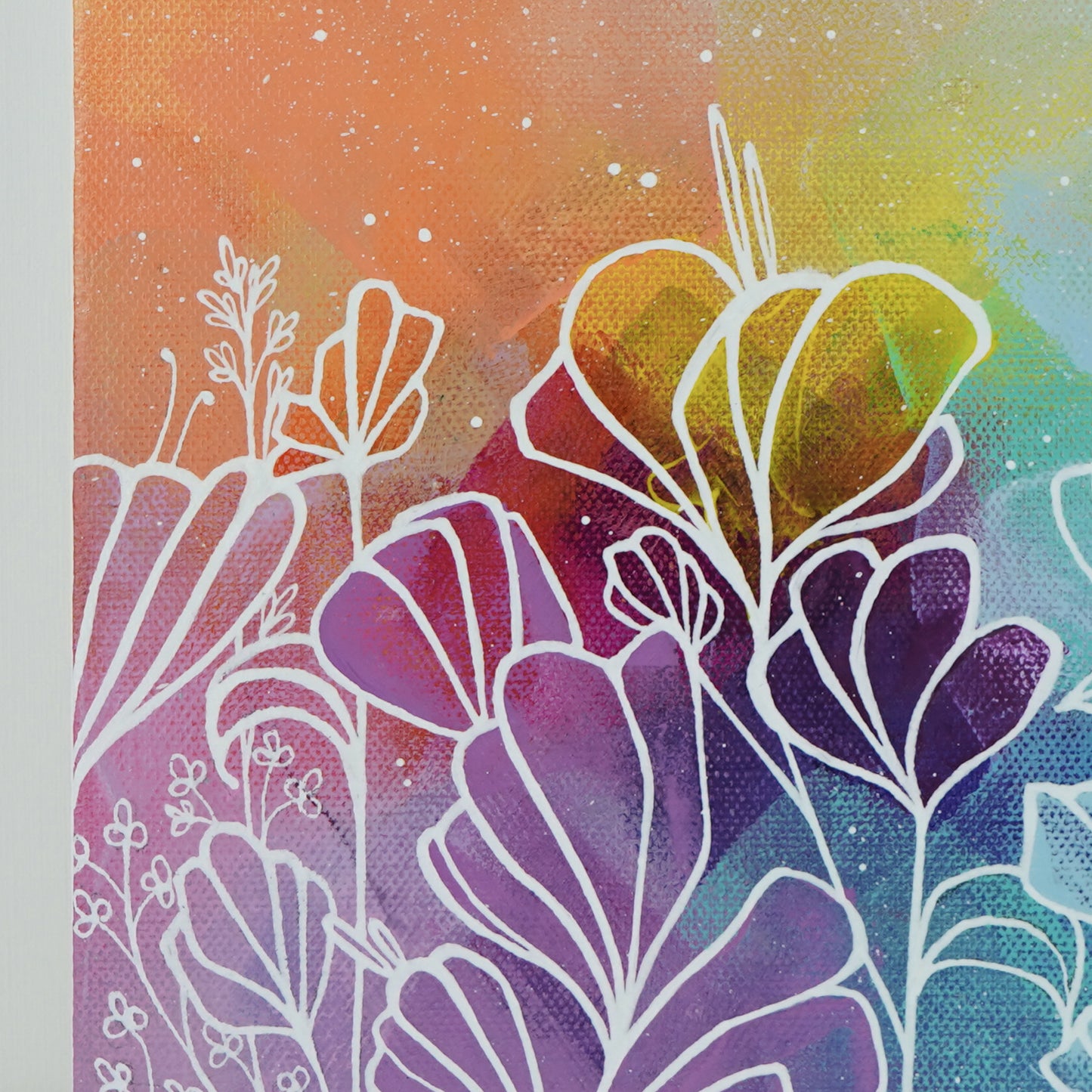 8"x8" Original Painting: "Abundant Bloom XIX"