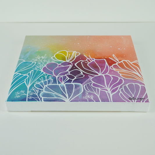 8"x8" Original Painting: "Abundant Bloom XX"