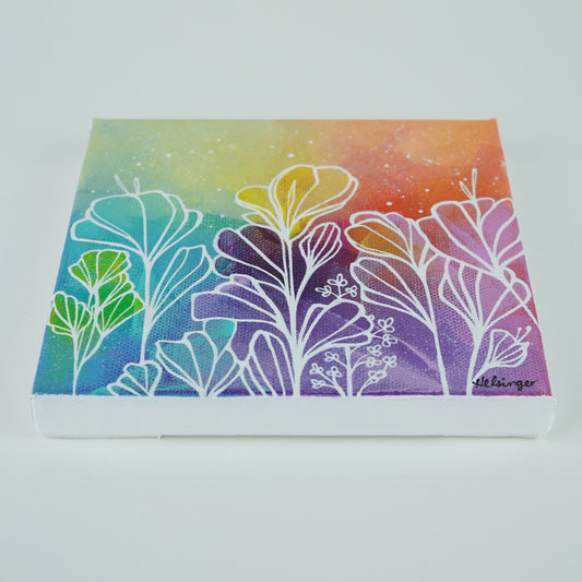 6"x6" Original Painting: "Abundant Bloom XXI"
