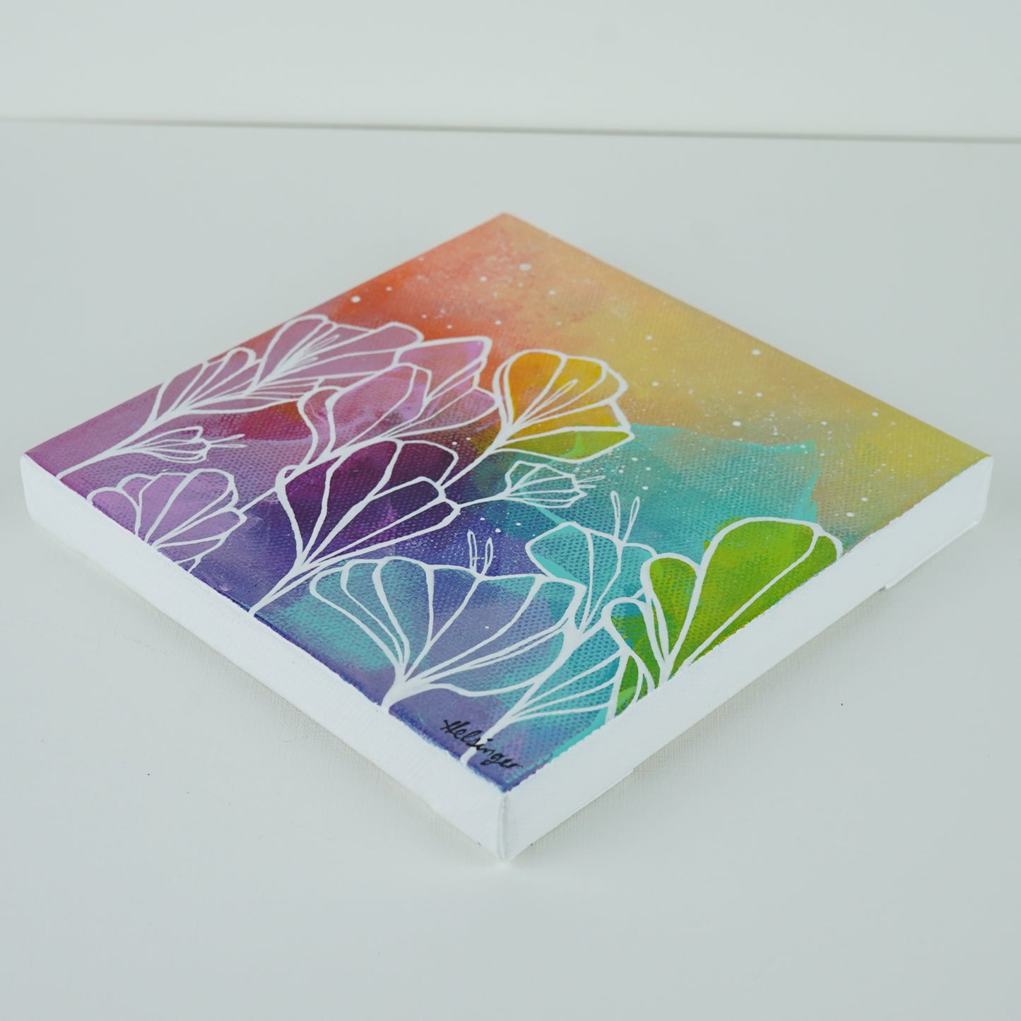 6"x6" Original Painting: "Abundant Bloom XXII"