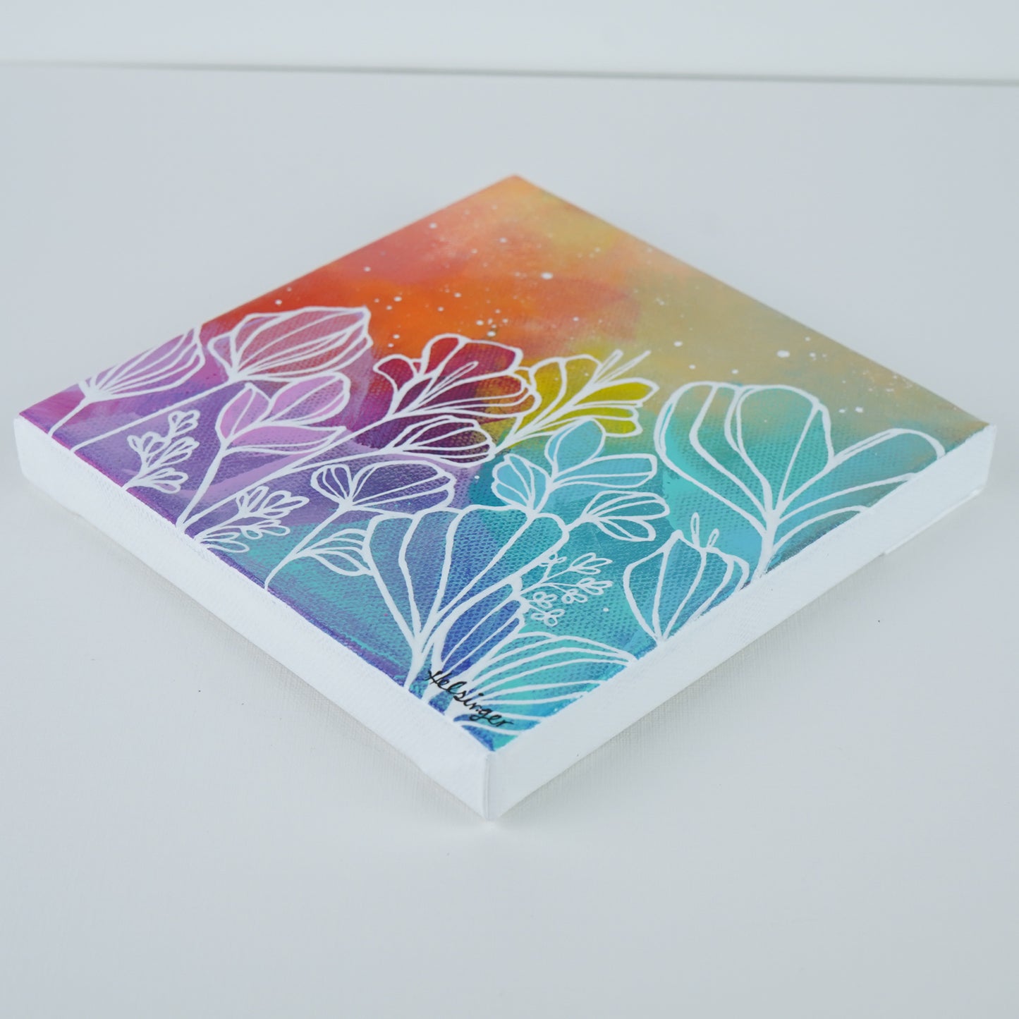 6"x6" Original Painting: "Abundant Bloom XXIII"