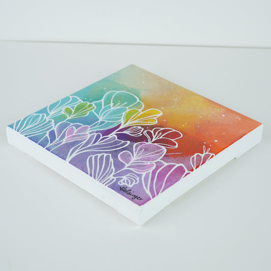 6"x6" Original Painting: "Abundant Bloom XXIV"