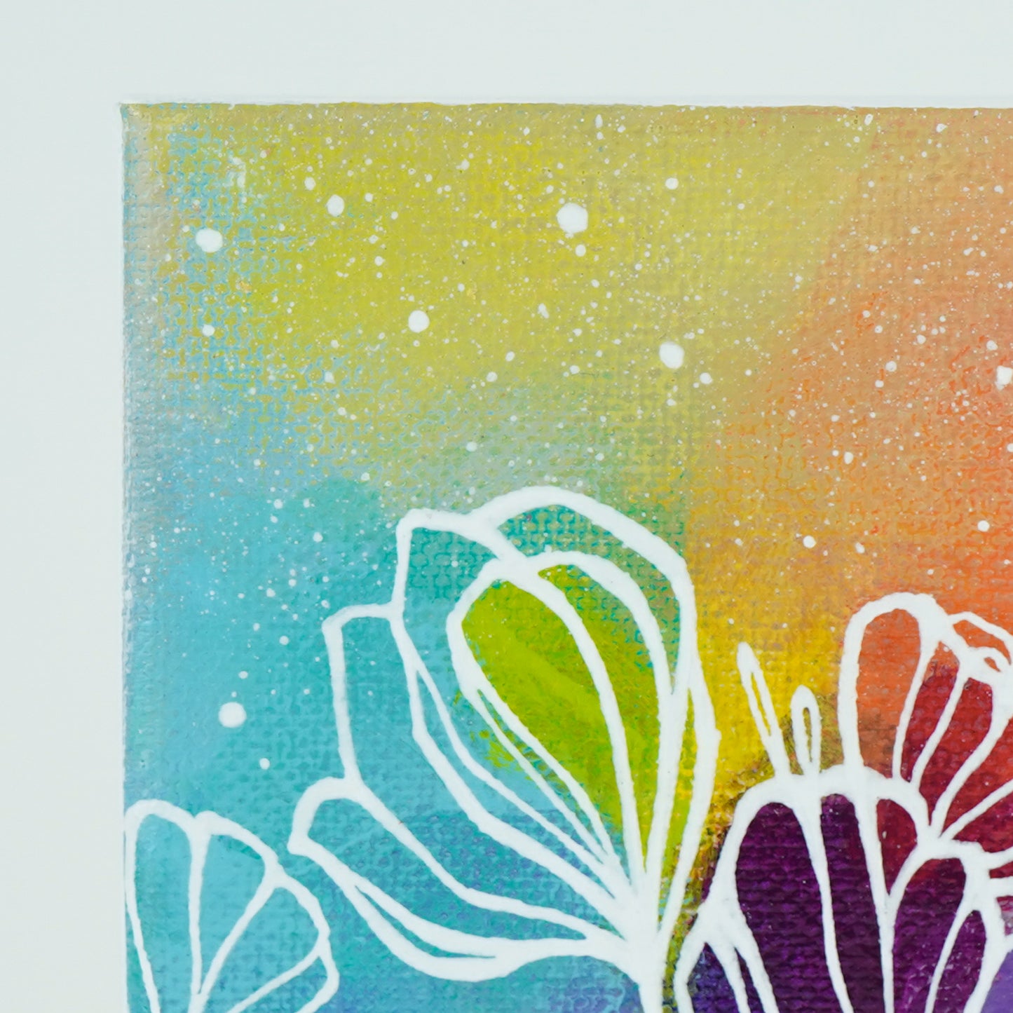 4"x4" Original Painting: "Abundant Bloom XXVII"