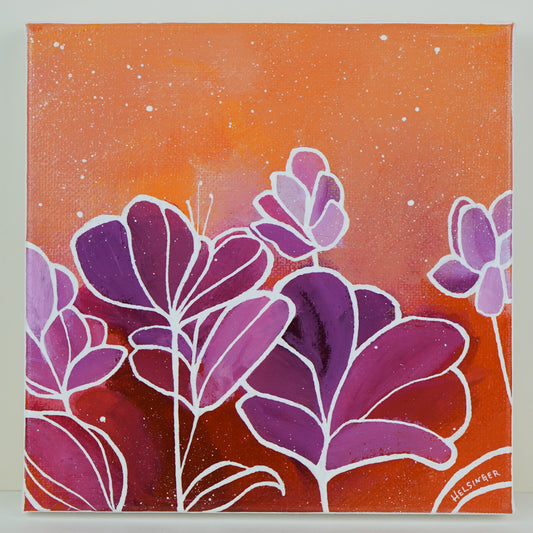 6"x6" Original Painting: "Abundant Bloom VII"