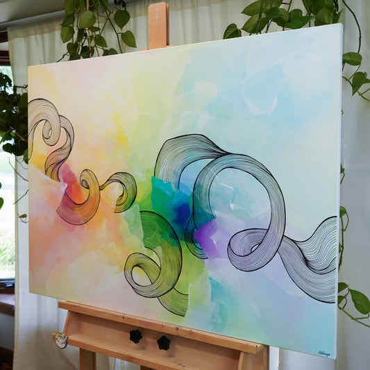 30"x40" Original Painting: "All That I Can Control III"