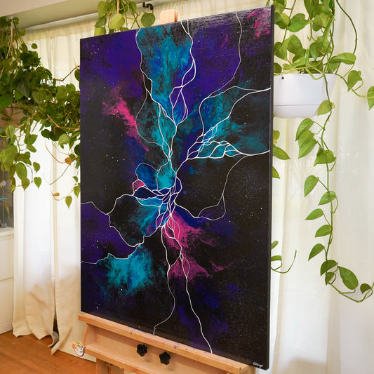 30"x40" Original Painting: "Darkness Revisited XVI"