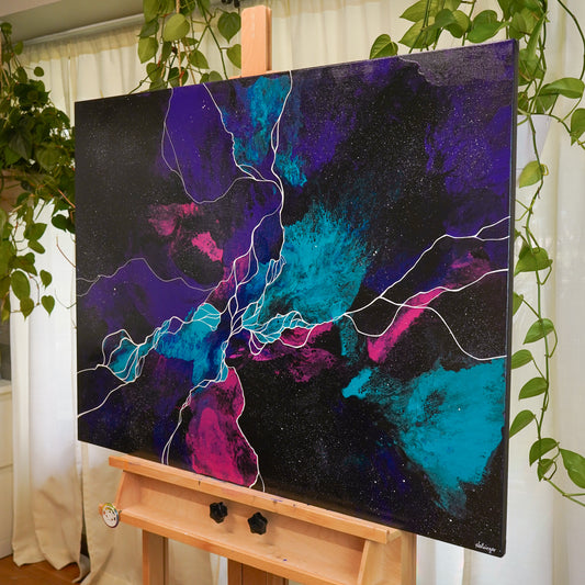 30"x40" Original Painting: "Darkness Revisited XV"