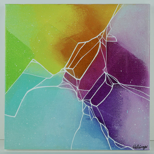 8"x8" Original Painting: "Defiance IV"