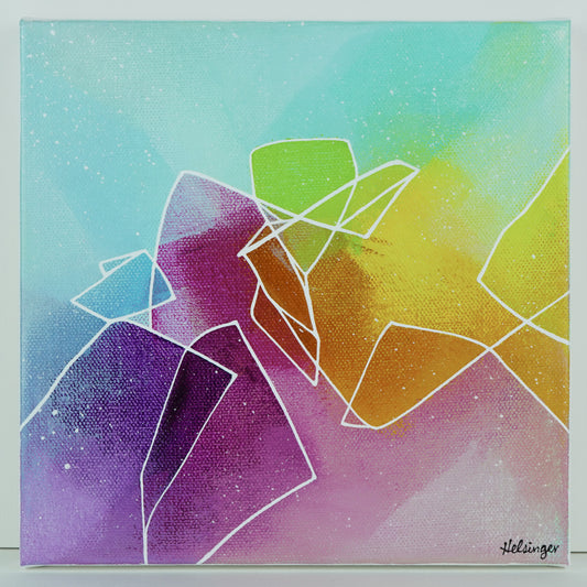 8"x8" Original Painting: "Defiance I"
