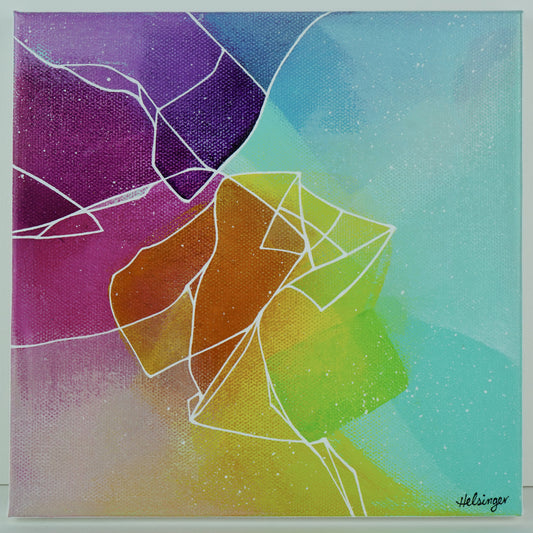 8"x8" Original Painting: "Defiance V"