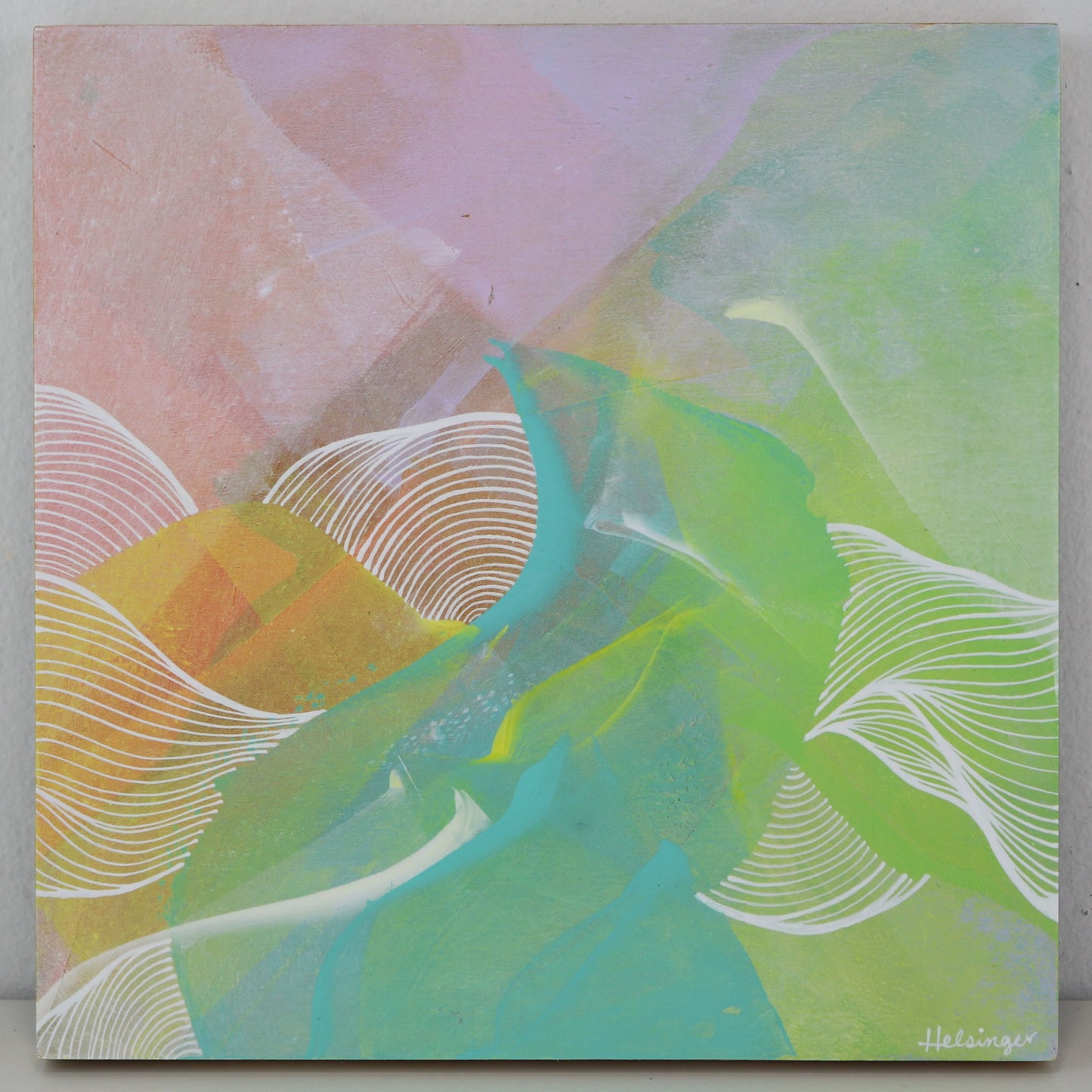 8"x8" Original Painting: "Dreamy Flow State III"