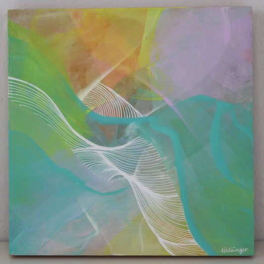 8"x8" Original Painting: "Dreamy Flow State II"