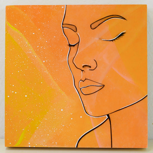 6"x6" Original Painting: "Dyadic XIII"