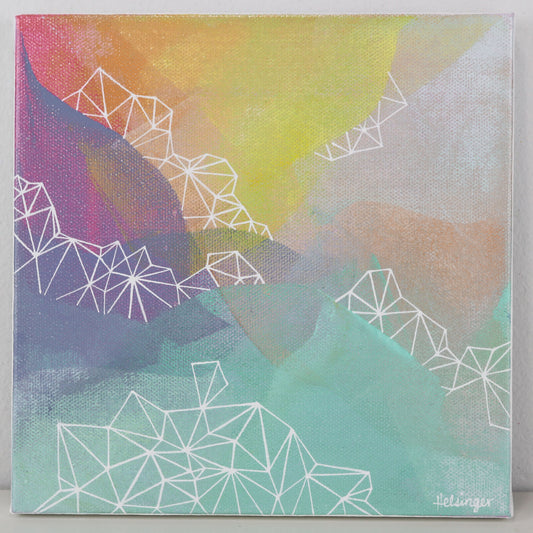 8"x8" Original Painting: "Fresh Eyes VI"