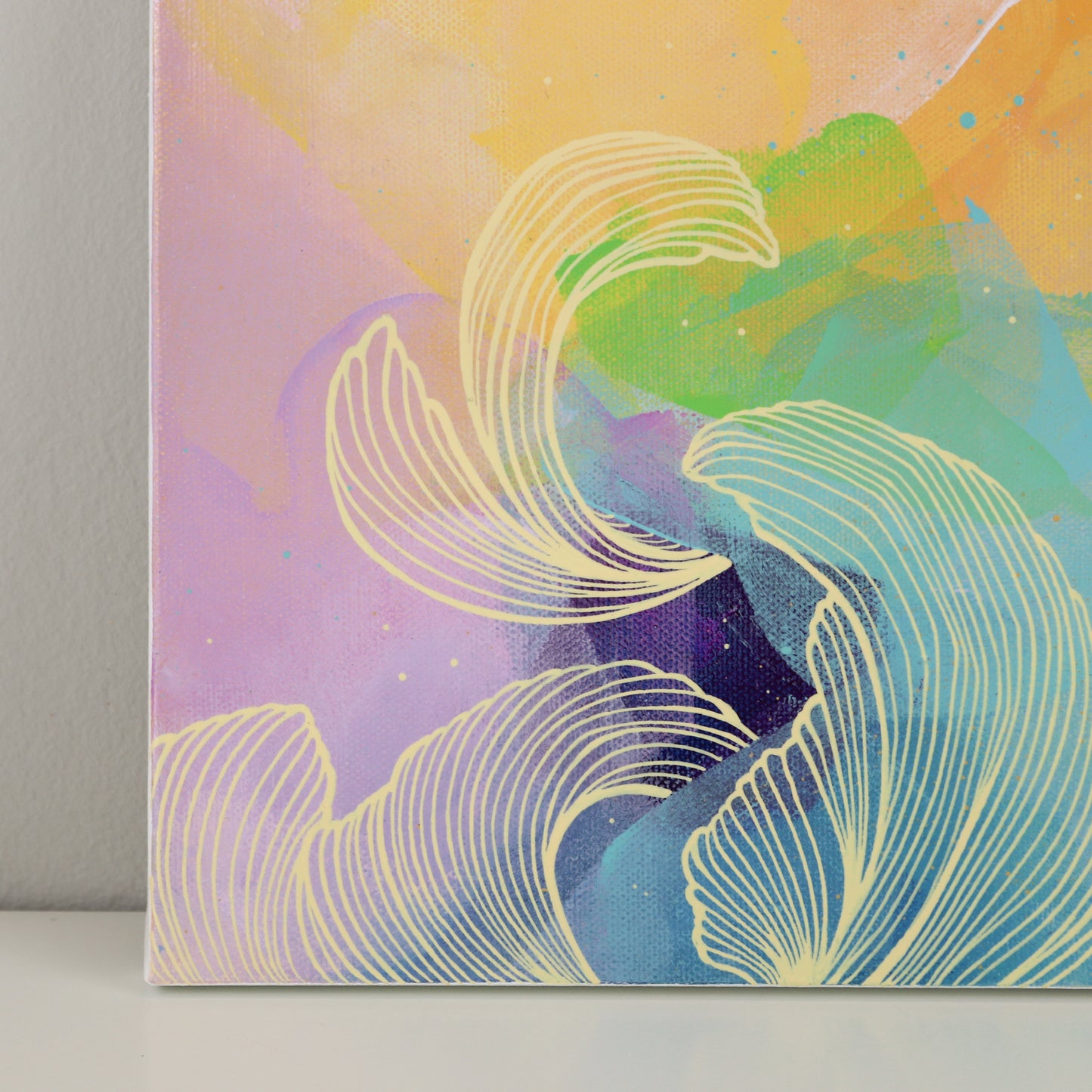 10"x10" Original Painting: "Hue Harmony III"