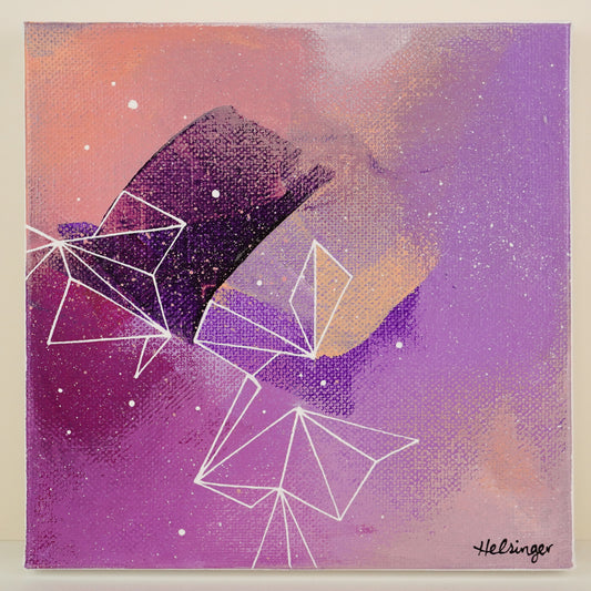 6"x6" Original Painting: "Mauve Musings VI"