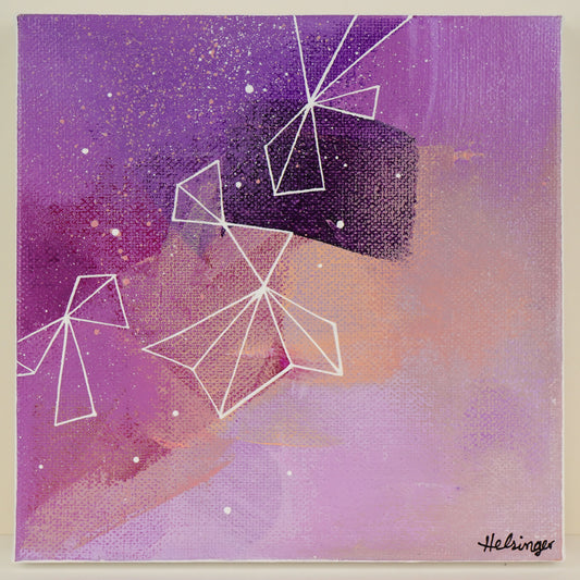 6"x6" Original Painting: "Mauve Musings VIII"