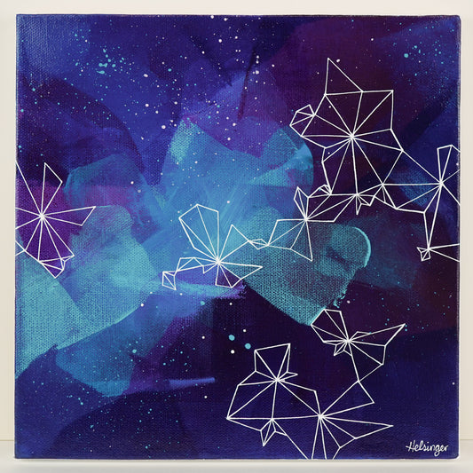 10"x10" Original Painting: "Midnight Musings II"