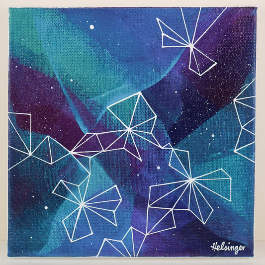6"x6" Original Painting: "Midnight Musings IX"