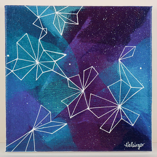 6"x6" Original Painting: "Midnight Musings VI"