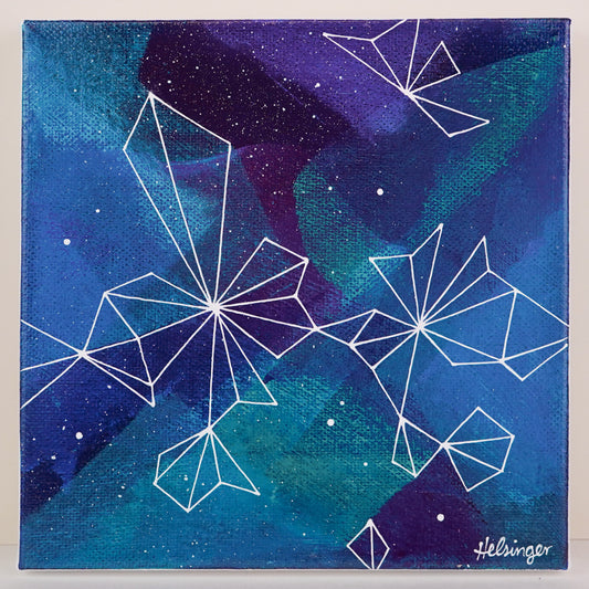 6"x6" Original Painting: "Midnight Musings VII"