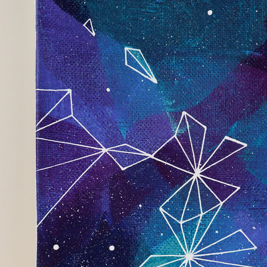 6"x6" Original Painting: "Midnight Musings VIII"
