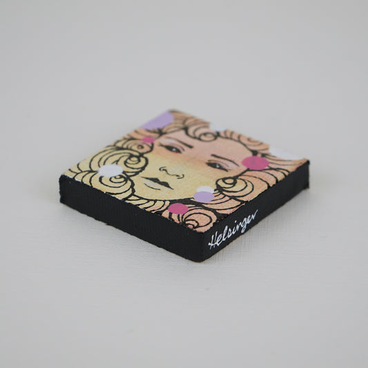 2"x2" Original Painting: "Mini Mask #6"