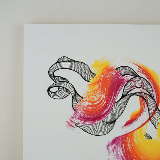 11"x14" Original Art on Cradled Wood Panel: "No 2415"