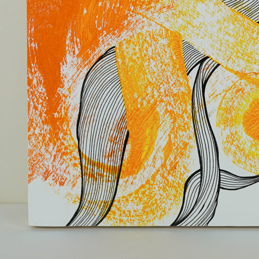 12"x12" Original Art on Cradled Wood Panel: "No 2422"