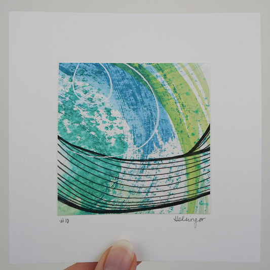 5"x5" Original Art: "Remnants No. 10"