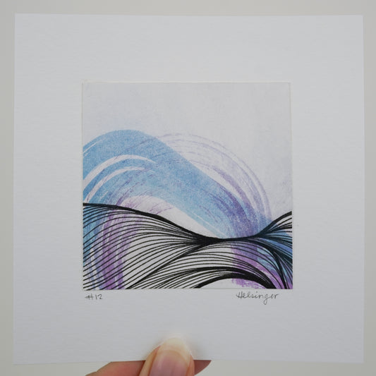 5"x5" Original Art: "Remnants No. 12"
