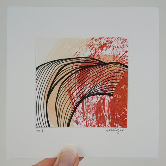 5"x5" Original Art: "Remnants No. 13"