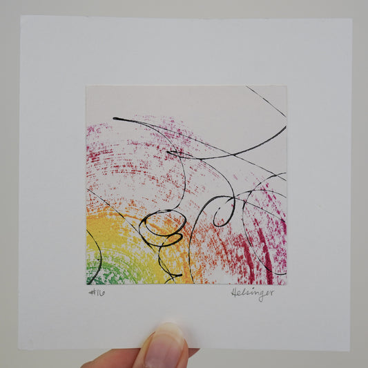 5"x5" Original Art: "Remnants No. 16"