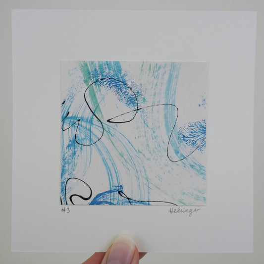 5"x5" Original Art: "Remnants No. 3"