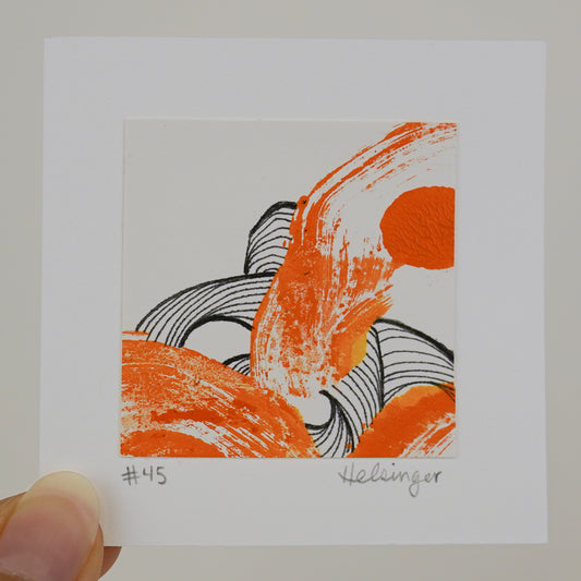 3"x3" Original Art: "Remnants No. 45"