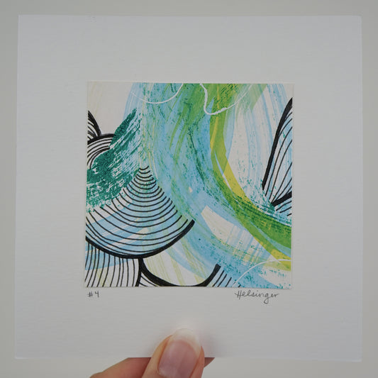 5"x5" Original Art: "Remnants No. 4"
