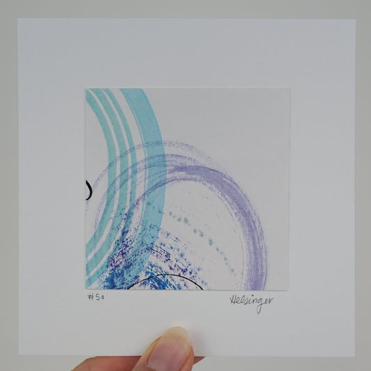 5"x5" Original Art: "Remnants No. 50"