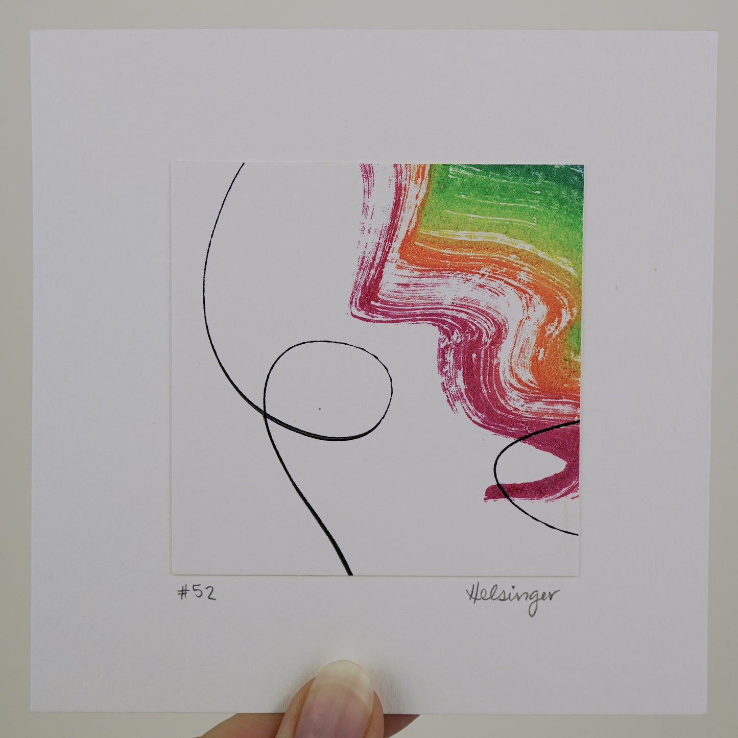 5"x5" Original Art: "Remnants No. 52"