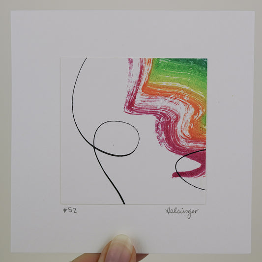 5"x5" Original Art: "Remnants No. 52"