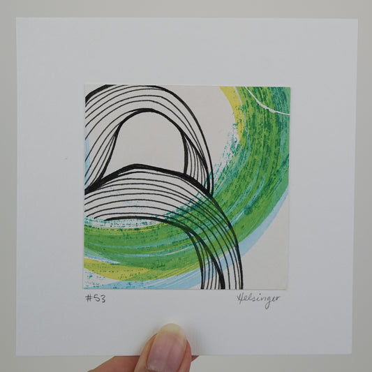 5"x5" Original Art: "Remnants No. 53"