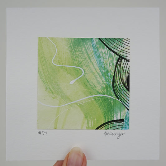 5"x5" Original Art: "Remnants No. 54"