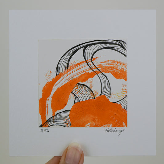 5"x5" Original Art: "Remnants No. 56"