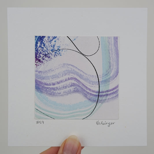 5"x5" Original Art: "Remnants No. 59"