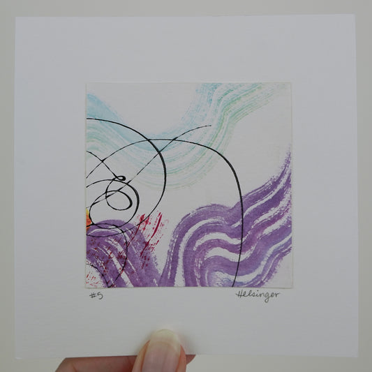 5"x5" Original Art: "Remnants No. 5"