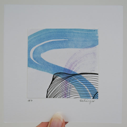 5"x5" Original Art: "Remnants No. 6"