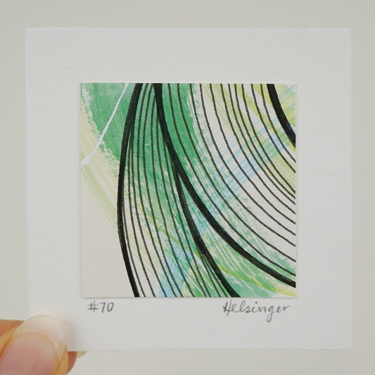 3"x3" Original Art: "Remnants No. 70"
