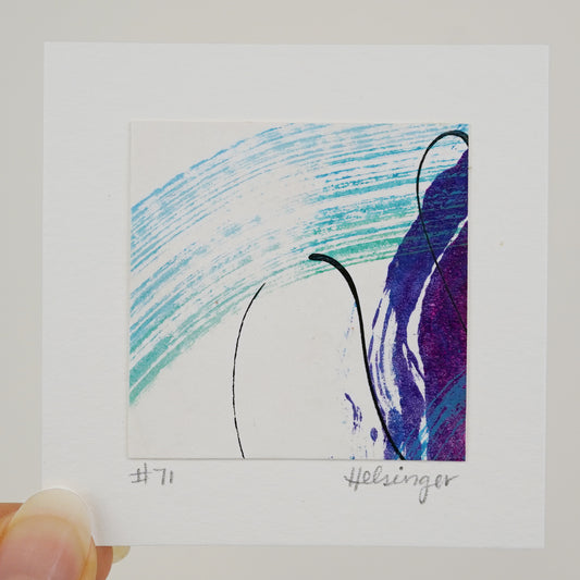 3"x3" Original Art: "Remnants No. 71"