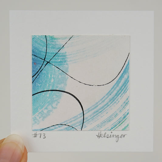 3"x3" Original Art: "Remnants No. 73"