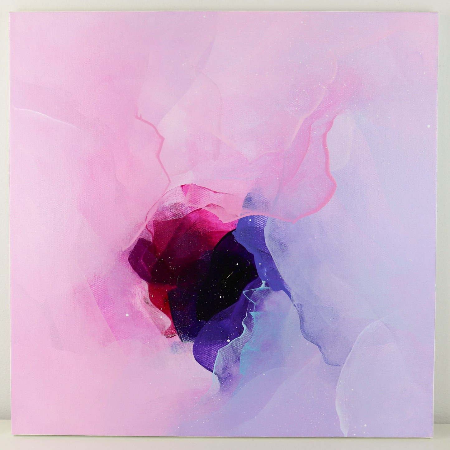 18"x18" Original Painting: "Lavender Portal II"